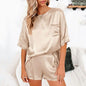 Satin Pajamas Set Women