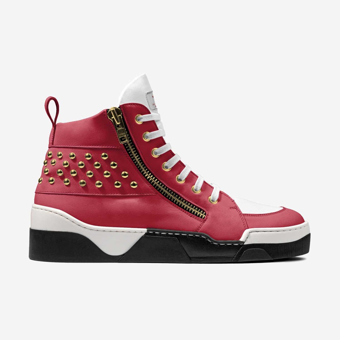 EAZI FASHION STUDS HIGH-TOP UNISEX SNEAKERS