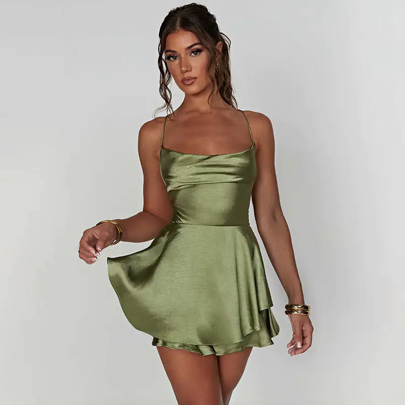 BIZZARO MINI SILK DRESS