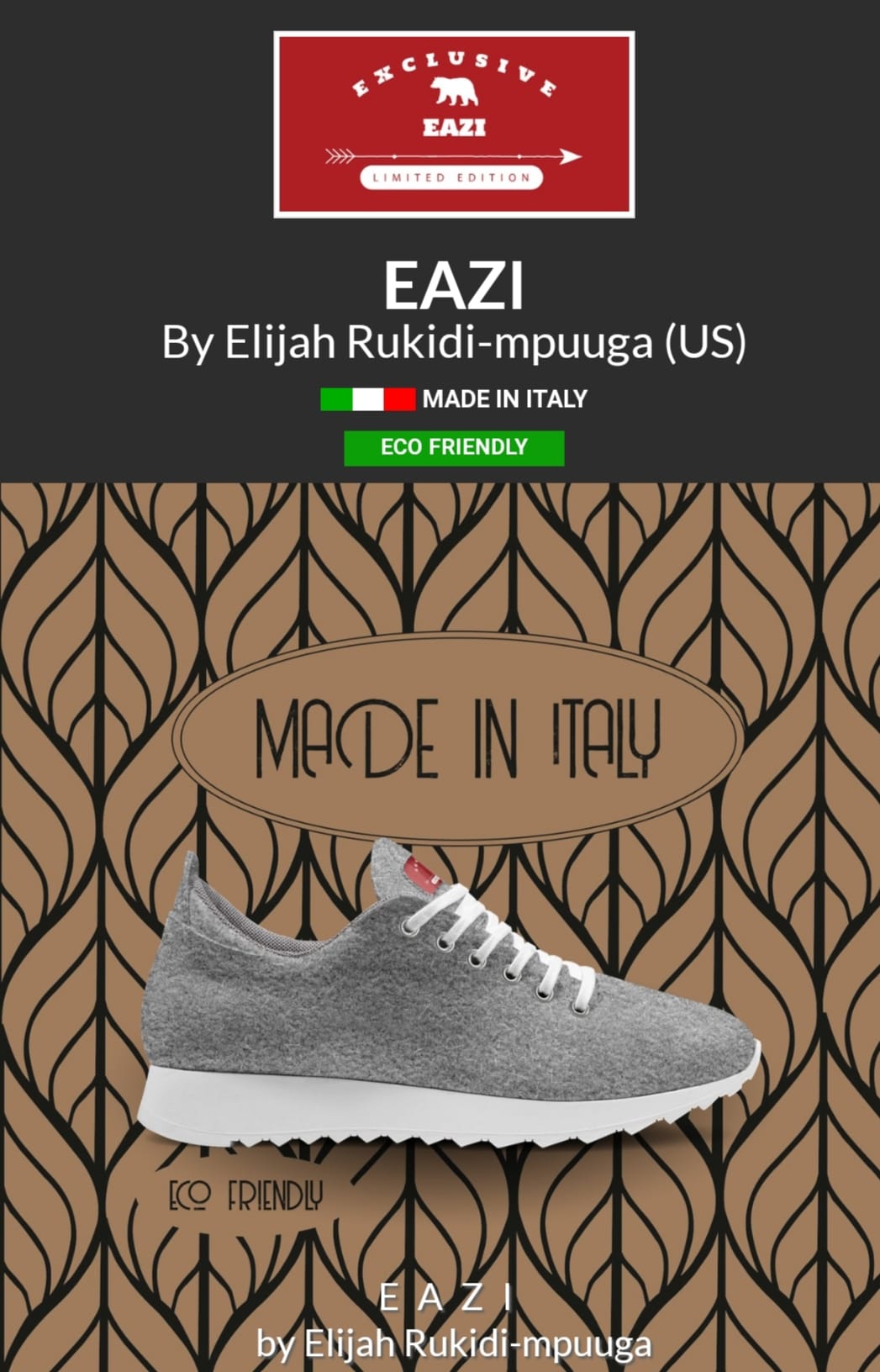 EAZI ECO URBAN UNISEX SNEAKERS