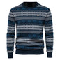 AIOPESON Spliced Cotton Men's Sweater