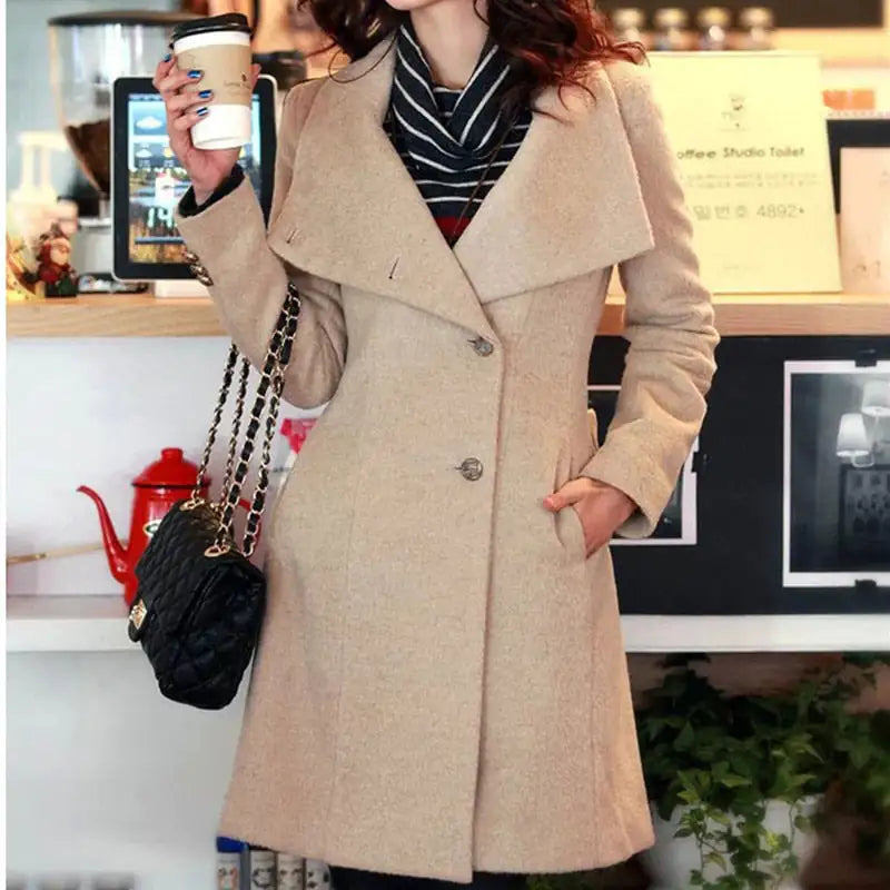 Winter Cashmere Long Women's Coat