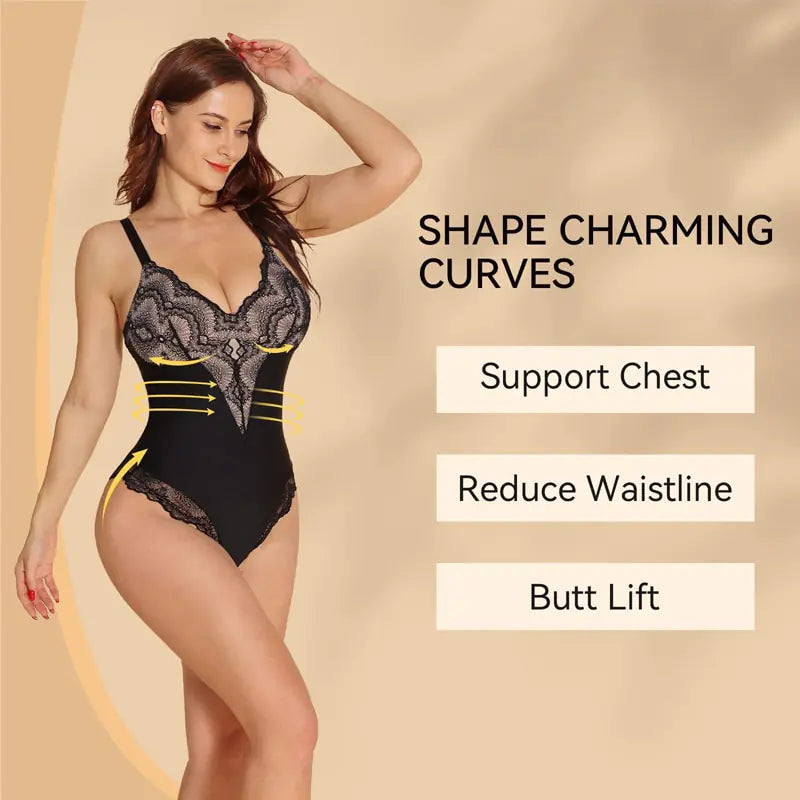 Shapewear-Body aus Spitze