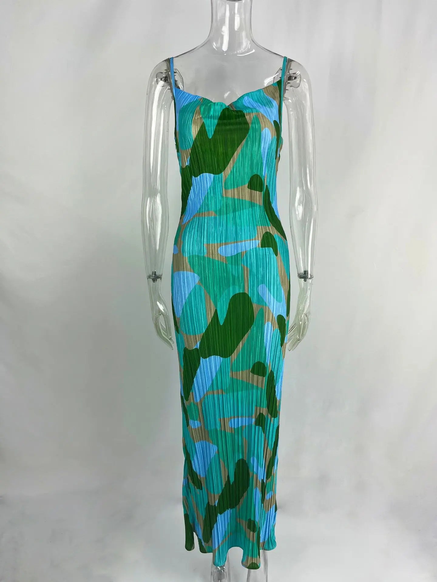 VESTIDO MAXI ESTAMPADO TIE-DYED LOVECANDY