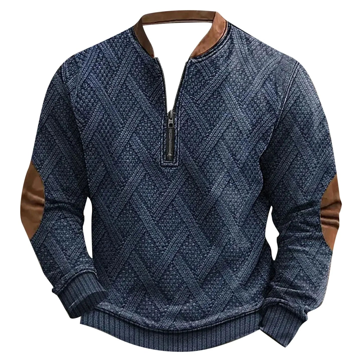 Men's Outdoor Casual Pullover Fashion Textured Daily Sweatshirt