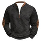 Men's Outdoor Casual Pullover Fashion Textured Daily Sweatshirt