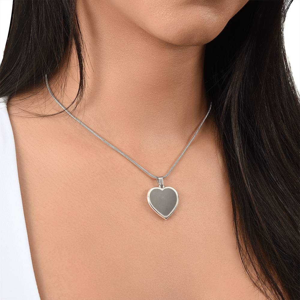 ENGRAVED HEART NECKLACE