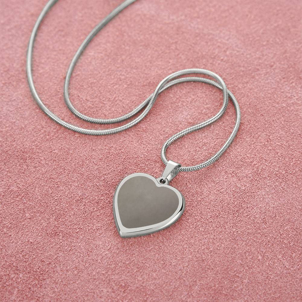 ENGRAVED HEART NECKLACE