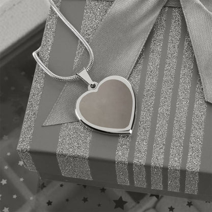 ENGRAVED HEART NECKLACE