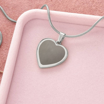 ENGRAVED HEART NECKLACE