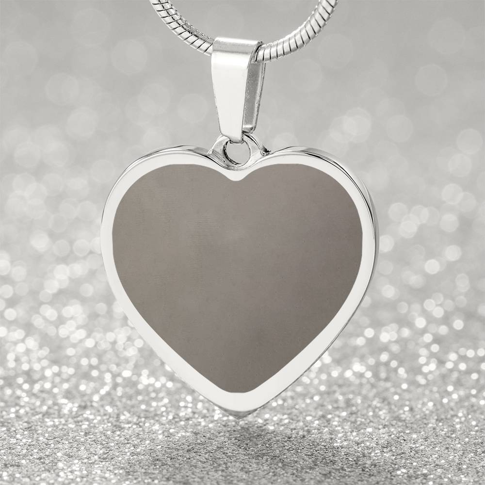 ENGRAVED HEART NECKLACE