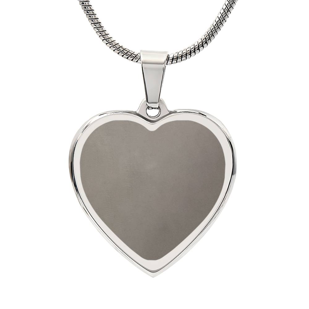 ENGRAVED HEART NECKLACE