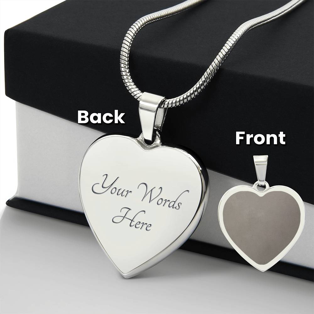 ENGRAVED HEART NECKLACE