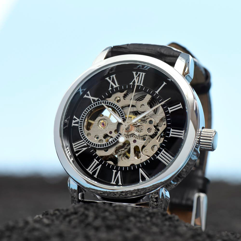 MEN'S OPENWORK WATCH