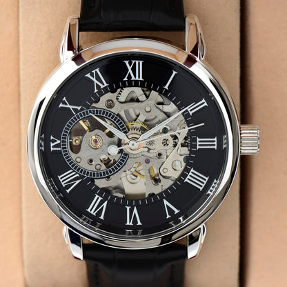 MEN'S OPENWORK WATCH