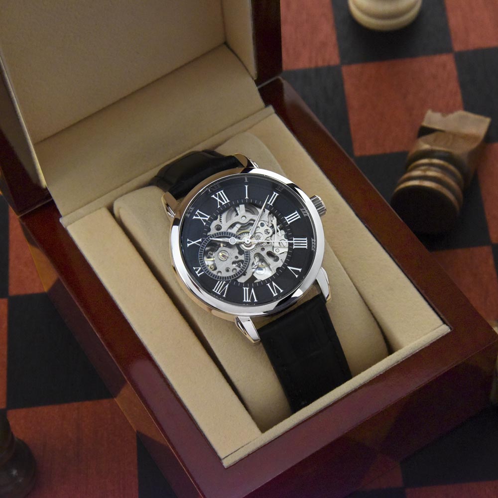 MEN'S OPENWORK WATCH