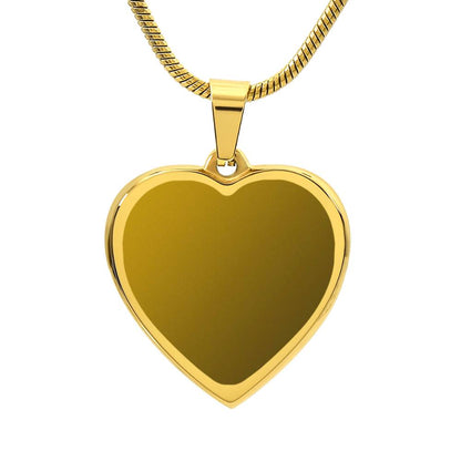 ENGRAVED HEART NECKLACE