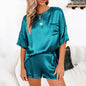 Satin Pajamas Set Women