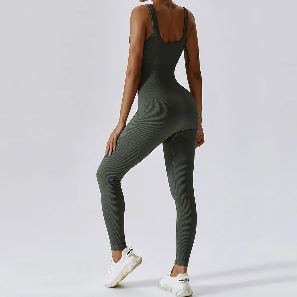 Women Seamless One-Piece Yoga Suit