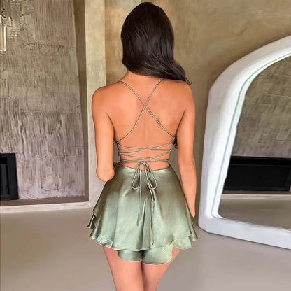 BIZZARO MINI SILK DRESS