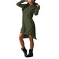 The Irregular Hooded Long Sleeve Dress Sweatshirt